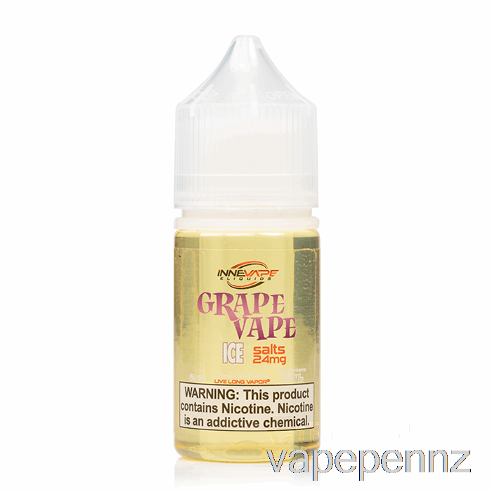 GrapeVape Ice Salts - Innevape E-Liquid - 30mL 24mg VAPE NZ
